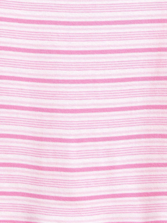 Kinderoberteile T-Shirt Rosa Streifen