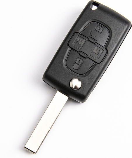Car Key Shell Peugeot 1007 107 407 807 Hu83