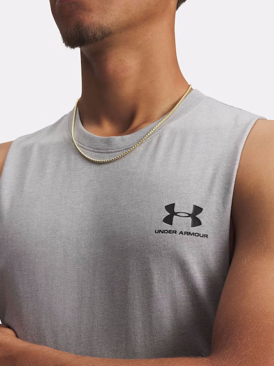 Ua Left Chest T-shirt Γκρι