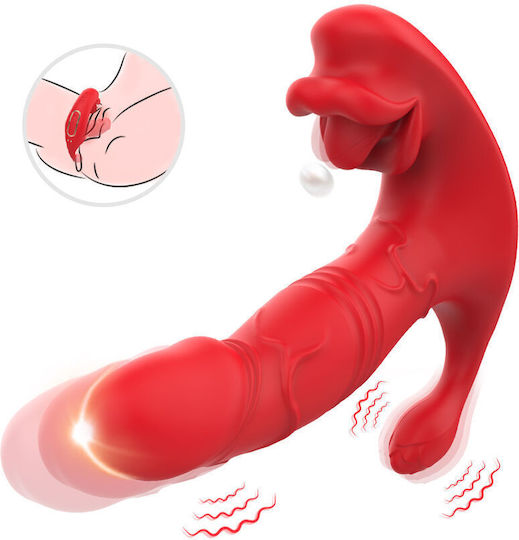 Armony Analvibrator mit Vibration Kabellos Roter