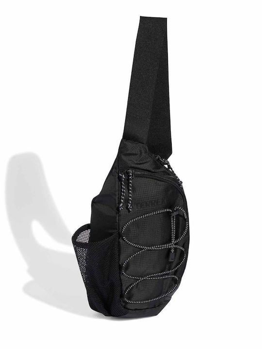 Herren Brusttasche Schwarz