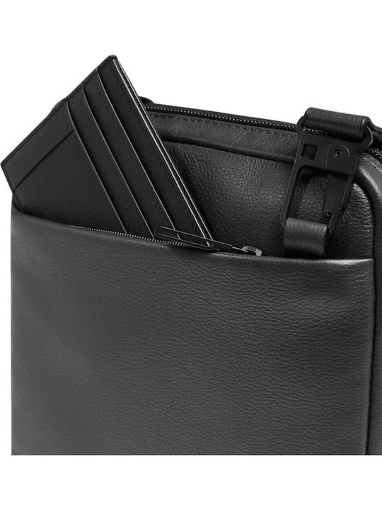 Männliche Schulter / Crossbody Tasche Schwarz