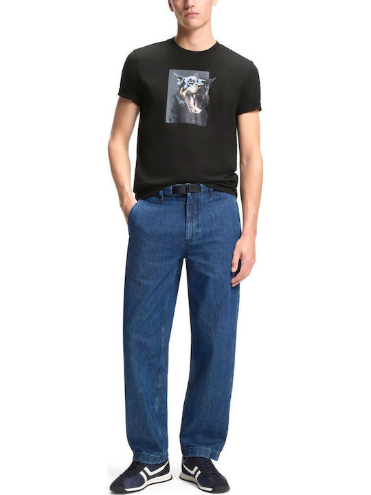 T-shirt Μαύρο
