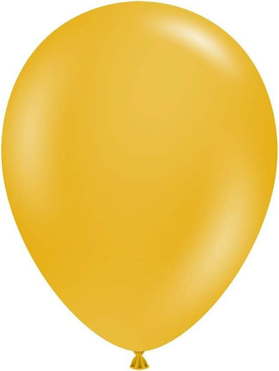 Set 12 Baloane Zi De Naștere Latex Galbene 13cm