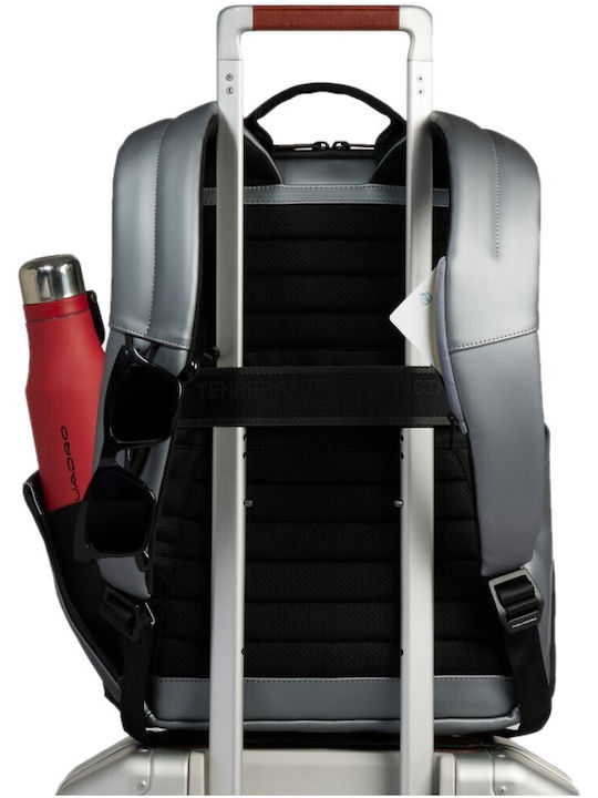 Piquadro Backpack Αδιάβροχο Γκρι