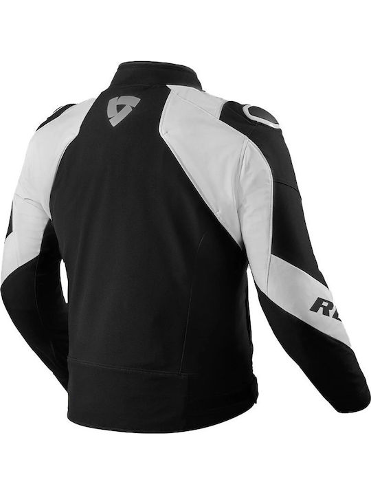 Rev'IT Hyperspeed 3 H2O Winter Men’s Riding Jacket Waterproof Black-White