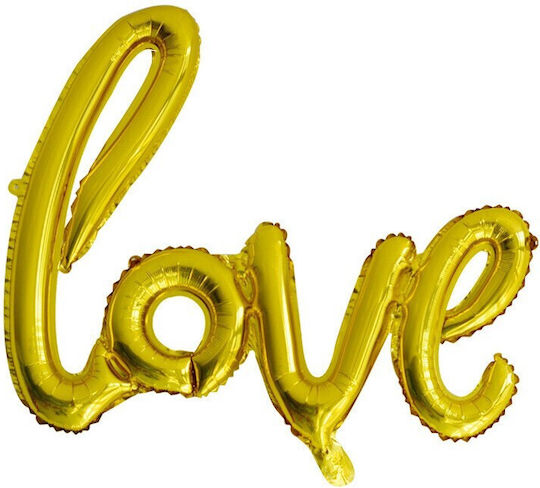 Buchstaben Folie Jumbo Gold 102cm