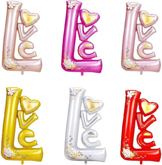Foil Jumbo White Letter 110cm
