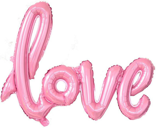 Buchstaben Folie Jumbo Rosa 102cm