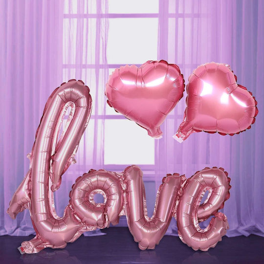 Buchstaben Folie Jumbo Rosa 102cm