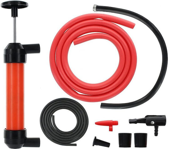 Pompa Manuală de Combustibil Alista Home Pompa de Lichide Fabricată din Plastic Durabil Debit 5l pe Minut 23 × 20 × 3 Cm 380 G Roșie