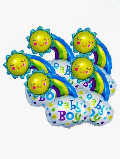 Baptism Balloon Foil Jumbo Blue 60cm