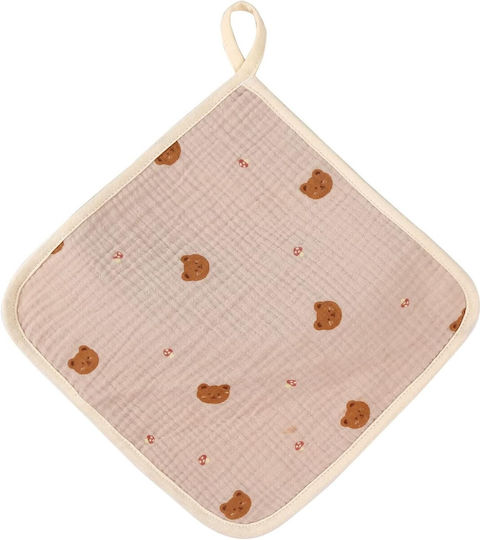 Alista Home Λαβέτα Ώμου Χασέ Εκρού 25x25εκ.