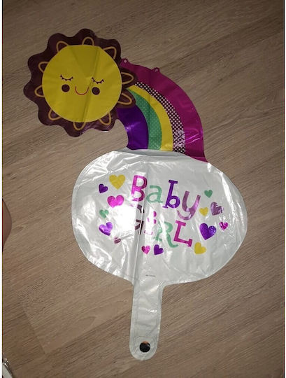 Baptism Foil Jumbo Pink Balloon 60cm