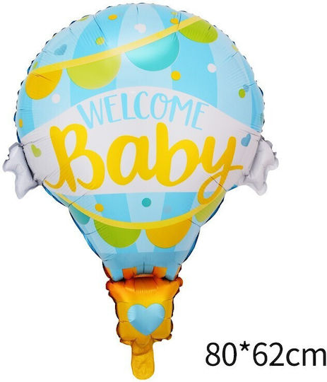 Baby Birth Foil Jumbo Blue Balloon 80cm