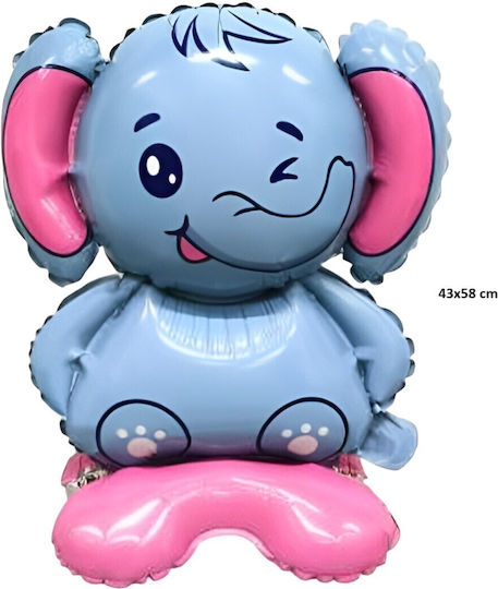 Geburtstags Luftballon Folie Jumbo Grau 58cm
