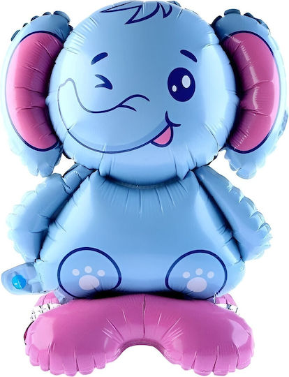 Geburtstags Luftballon Folie Jumbo Grau 58cm