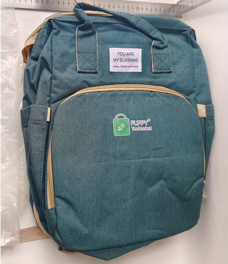 Alista Home Geantă Pentru Scutece Tip Rucsac Verde 42x32x22cm