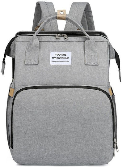 Alista Home Geantă-Rucsac Pentru Scutece Gri 42x32x22cm