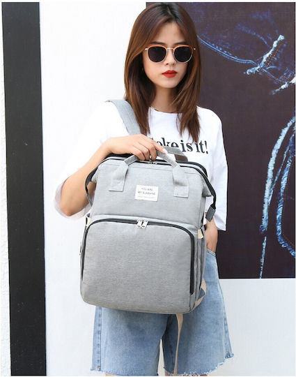 Alista Home Geantă-Rucsac Pentru Scutece Gri 42x32x22cm