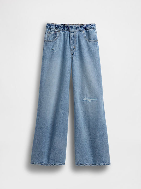 GAP Rise Παιδικό Τζιν Παντελόνι Medium Wash