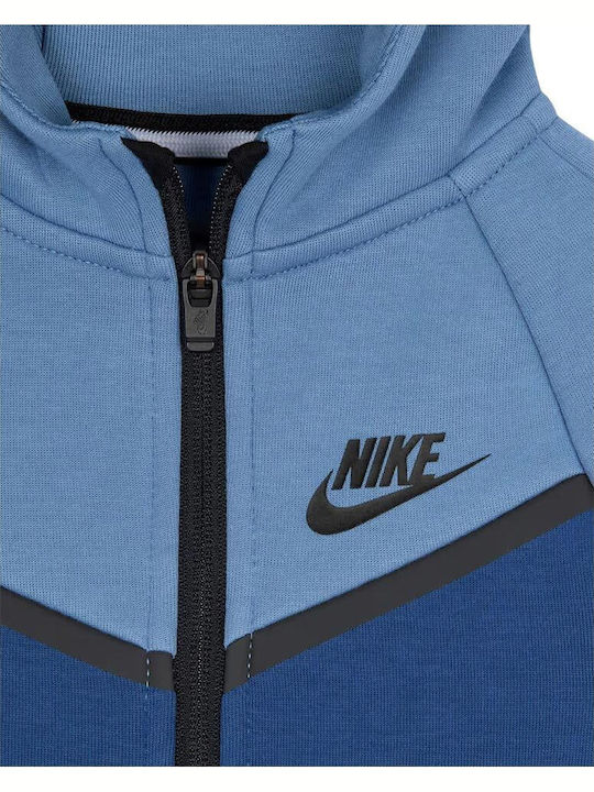 Kinder Trainingsanzug Mit Jacke Blau Sportswear Tech