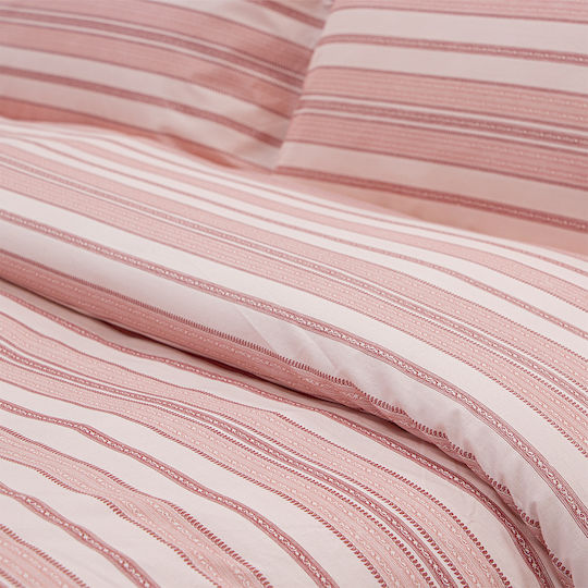 Lino Home Set Bettlaken Einzelbett 170x260cm Rosa 3 Stück