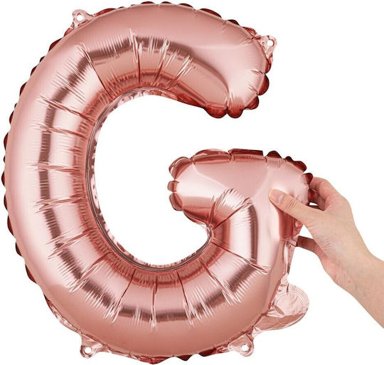Scrisoare G Folie Rose Gold 40 cm