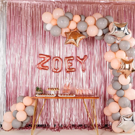Scrisoare Ζ Folie Rose Gold 40 cm