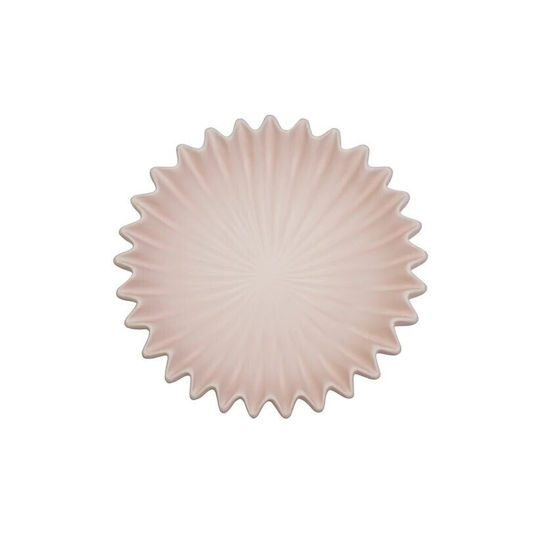 Beauty Home Διακοσμητικό Μπωλ Κεραμικό Ροζ 29.5x29.5x9cm