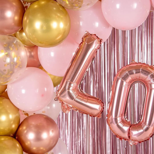 Scrisoare L Folie Rose Gold 40 cm