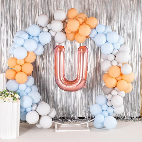Scrisoare U Folie Jumbo Rose Gold 100 cm