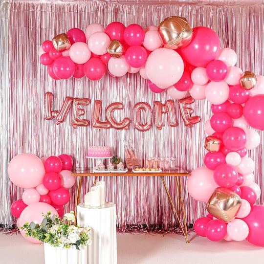 Scrisoare W Folie Rose Gold 40 cm