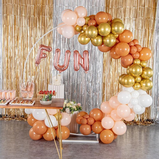 Scrisoare Ν Folie Rose Gold 40 cm
