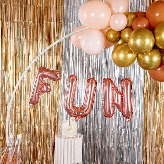 Buchstabe U Folien Rose Gold 40cm