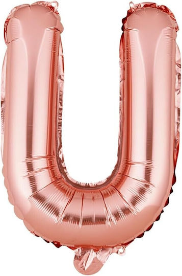 Buchstabe U Folien Rose Gold 40cm