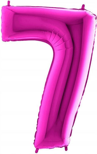 Număr 7 Folie Jumbo Violet 81 cm