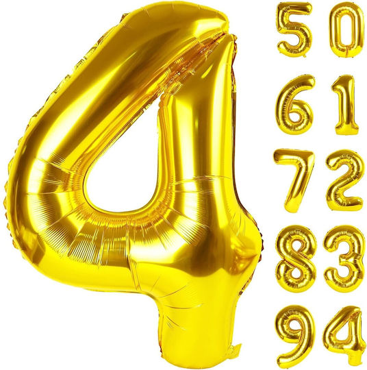 Nummer 4 Folien Jumbo Gold 100cm