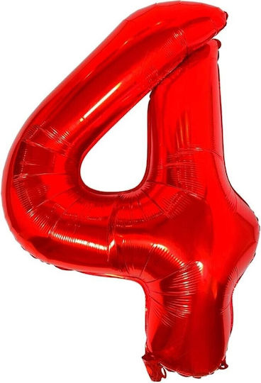 Anzahl 4 Folie Jumbo Rote 100cm