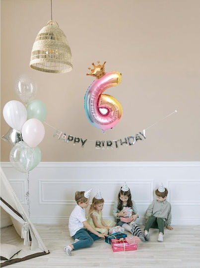 Număr 6 Folie Jumbo Transparent 80 cm