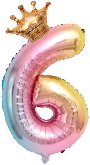 Număr 6 Folie Jumbo Transparent 80 cm