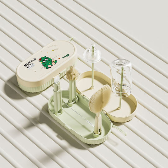 Alista Home Perie De Curățare Pentru Biberoane Verde 7 Bucăți