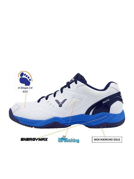 Victor Α170 Α Padel-Schuhe Harte Gerichte Weiß