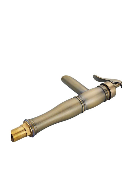 Mixing Sink Faucet Waterfall Bronze