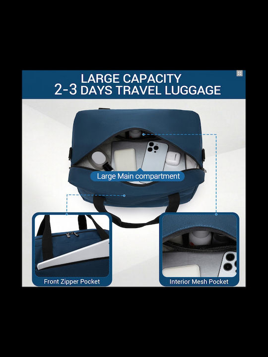 Men's Briefcase Navy Blue