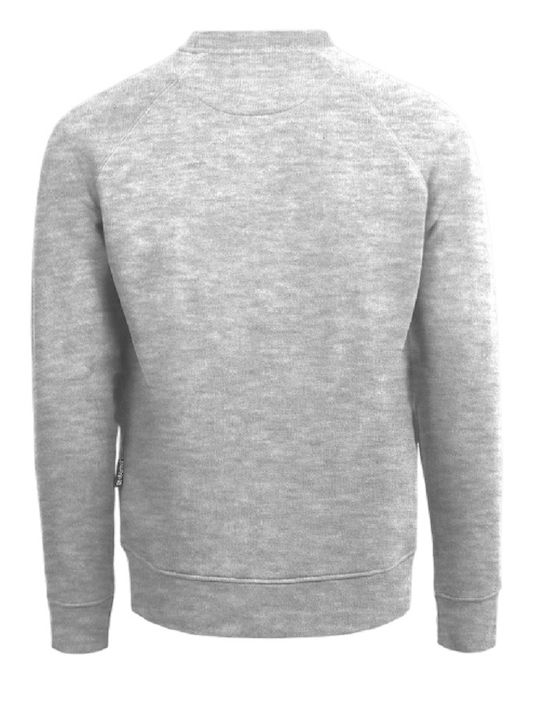 Unisex Φούτερ Εργασίας Μελανζέ Remo Pro Sweatshirt Grey Melange
