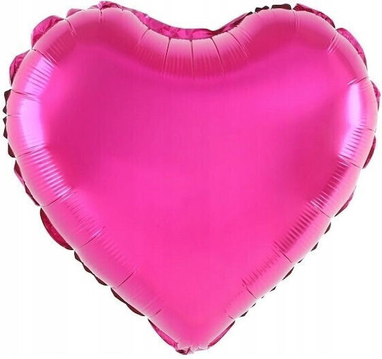 Balon Inimă Folie Roz 40 cm