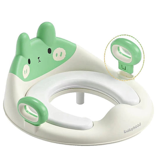 Alista Home Scaun de Toaletă pentru Copii Verde cu Mânere și Pernuță