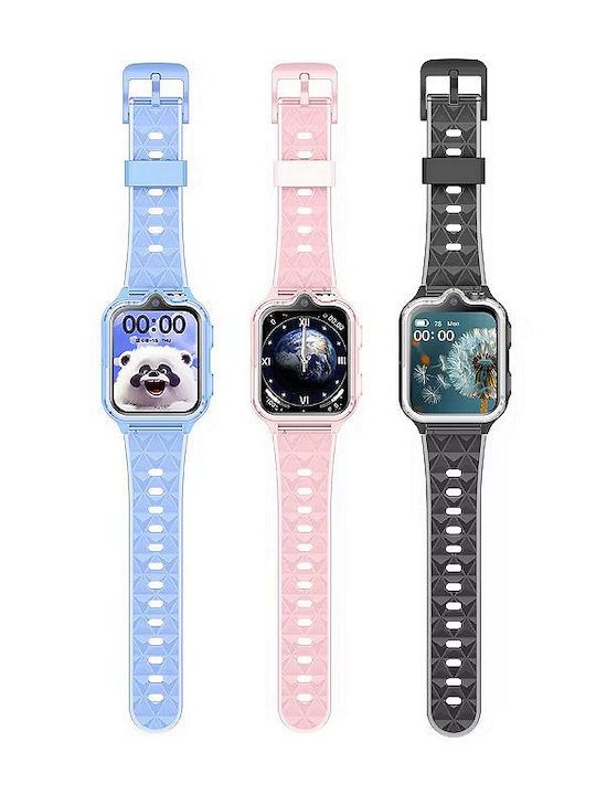 Nubki Παιδικό Smartwatch 4G με GPS & Κάμερα Ροζ