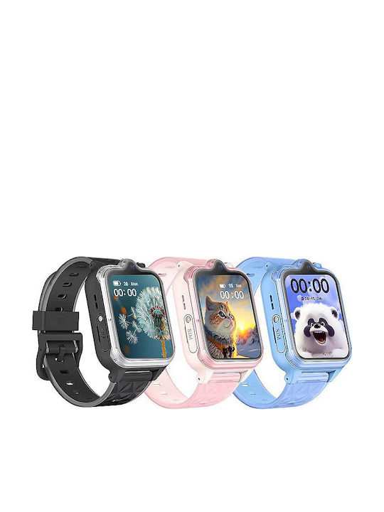 Nubki Παιδικό Smartwatch 4G με GPS & Κάμερα Ροζ